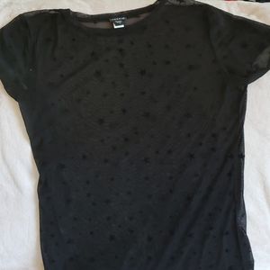 Sheer star tee. Torrid